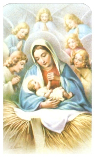 Szűz Mária a kis Jézussal és angyalokkal
