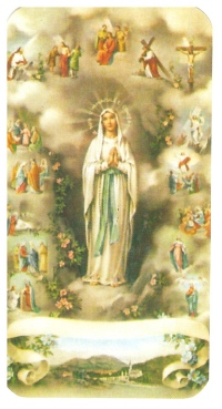 Lourdes-i Szűzanya stációkkal