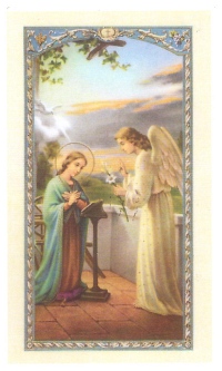 Szent Gábriel, angyali üdvözlet