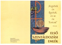 Emléklap az első szentáldozás alkalmából