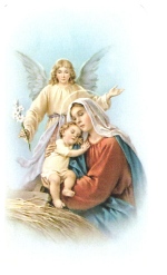 Szűz Mária a kis Jézussal és Gábriel arkangyal